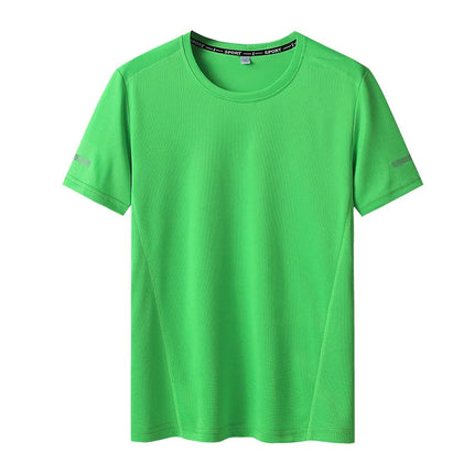 PATELISCN 9XL Quick Dry Plus Size Mens Round Neck T Shirt by zapcart