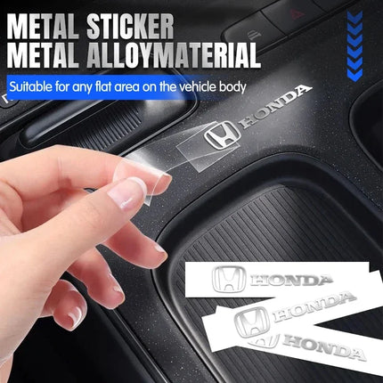 Honda 3D Metal Emblem Interior Upgrade For Civic CRV Fans by zapcart