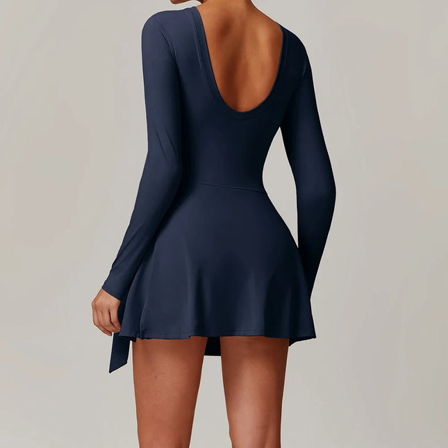 SwelteringCN Women Yoga Jumpsuit Long Sleeve Romper Elite by zapcart