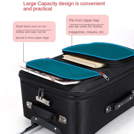 Felemi 20 Carry On Luggage Unisex Travel Waterproof Wheels by zapcart