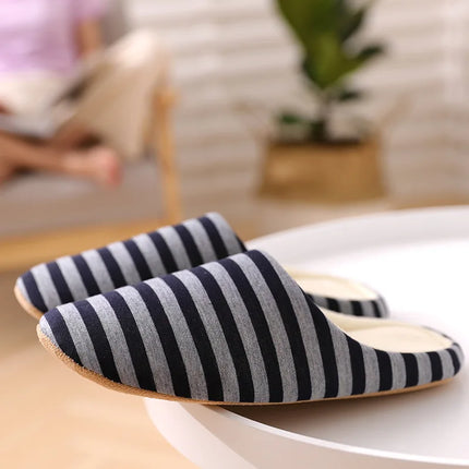 Unisex Japanese Style House Slippers Soft Cotton Comfort by zapcart