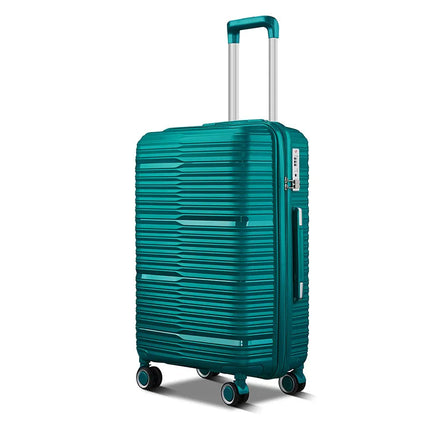 Double Traveller Zipper Luggage 20 24 28 Inch Unisex Wheels by zapcart