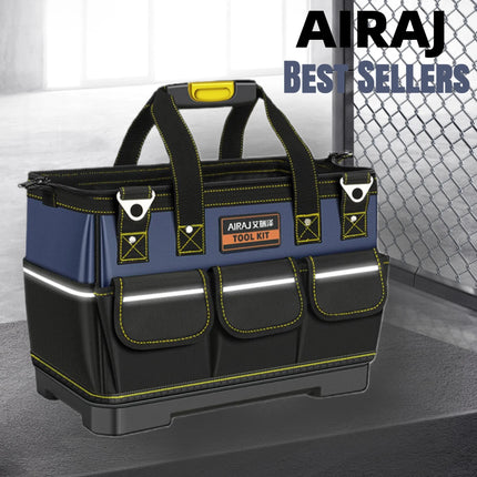 AIRAJ Tool Bag Electrician Instrumentation Work Bag Organizer Wrench Set Storage Tool Bags Professional Heavy Duty Tool Bag Belt by zapcart