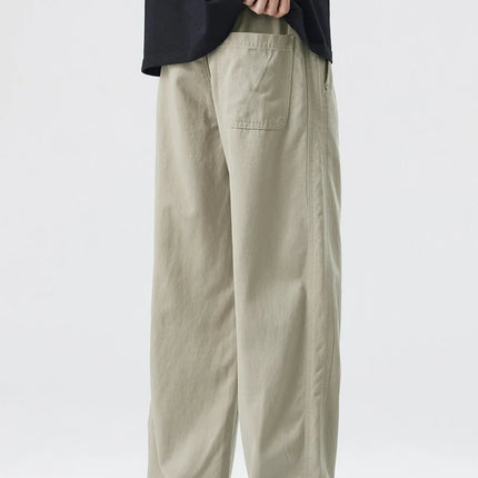 BokChoy Men Lyocell Loose Wide Leg Pants Lightweight by zapcart