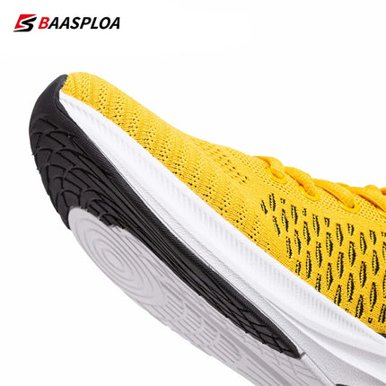 BAASPLOA Men Breathable Mesh Running Shoes Non Slip Comfort by zapcart