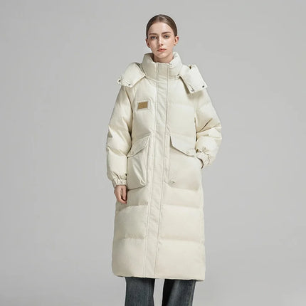 Clarke Queen Women Winter Puffer Jacket Duck Down Long Coat by zapcart