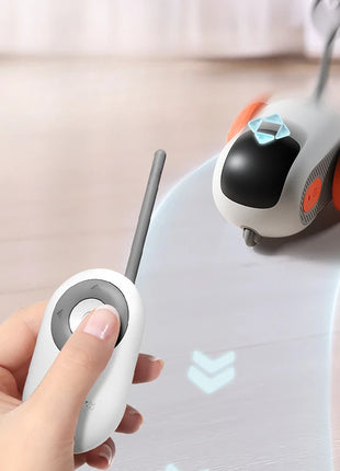 Remote Control Interactive Cat Car Toy USB Charging Chasing Automatic Self-moving Remote Smart Control Car Interactive Cat Toy Pet Products
