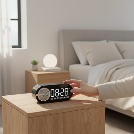 Bluetooth Speaker Alarm Clock 9