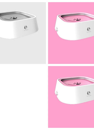 1.5L Cat Dog Water Bowl Carried Floating Bowl Anti-Overflow Slow Water Feeder Dispenser Pet Fountain ABS&amp;PP Dog Supplies