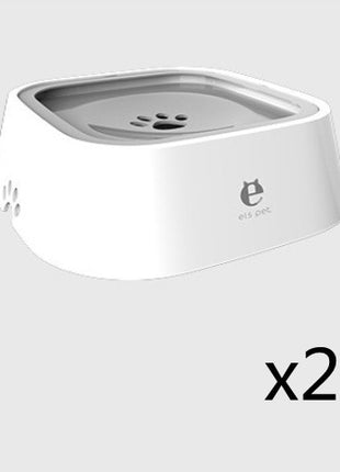 1.5L Cat Dog Water Bowl Carried Floating Bowl Anti-Overflow Slow Water Feeder Dispenser Pet Fountain ABS&amp;PP Dog Supplies