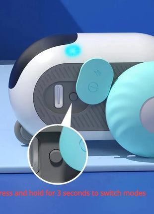 Remote Control Interactive Cat Car Toy USB Charging Chasing Automatic Self-moving Remote Smart Control Car Interactive Cat Toy Pet Products