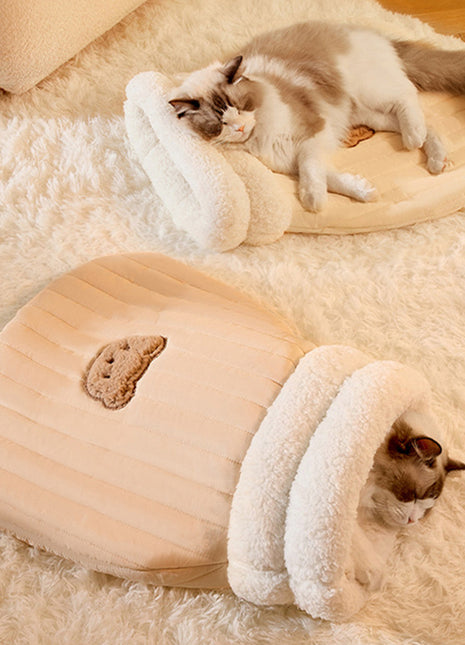 Sleeping Bag Warm Closed Pocket Cat Nest