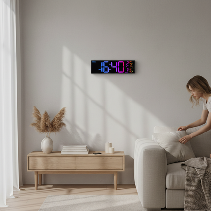LED Digital Wall Clock 9