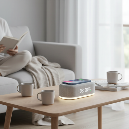 Wireless Charging Alarm Clock 4